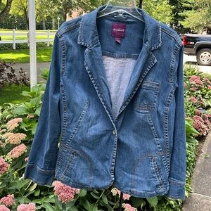Women’s 3X Jean jacket Gloria Vanderbilt